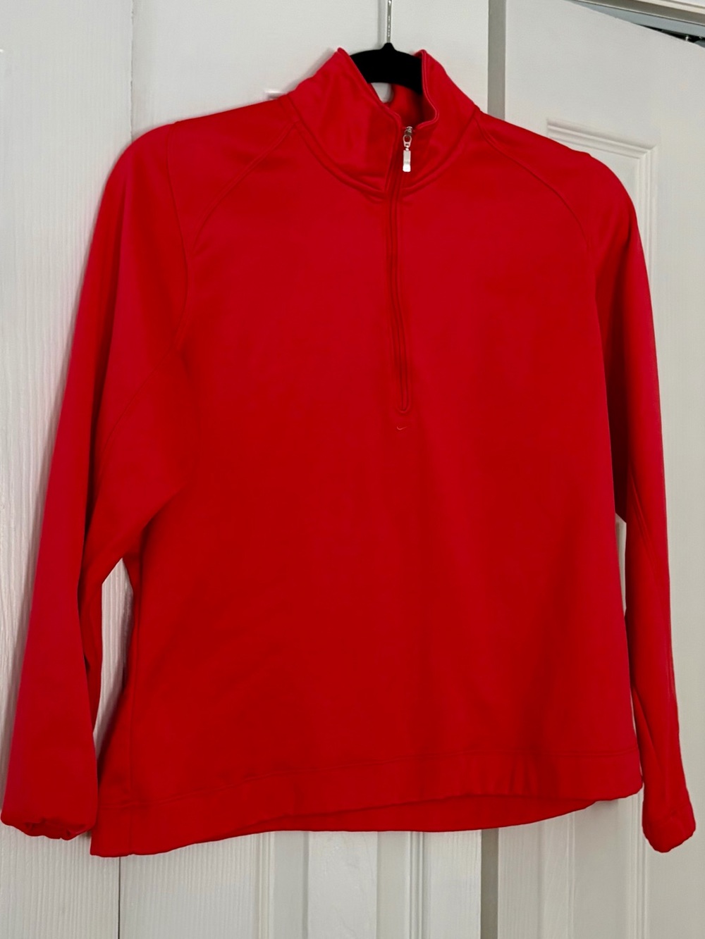 Nike Golf Pro Performance Therma Fit 1/4 Zip Flame Coral Red